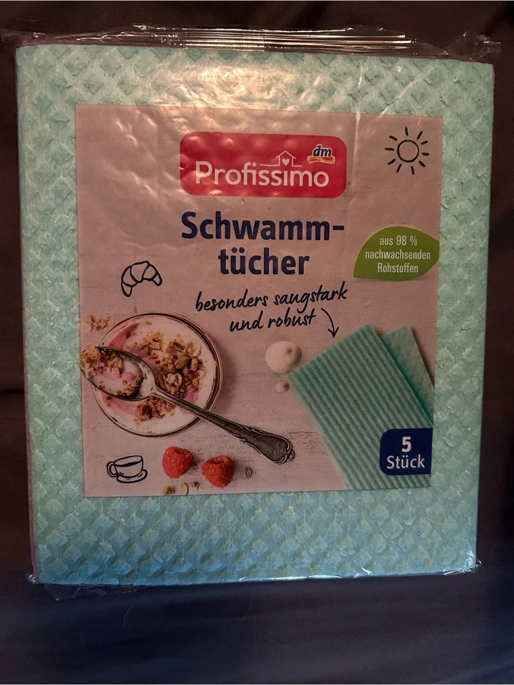 Swedish Schwammtücher - Super Absorbent Cleaning Cloths (5 Pack)